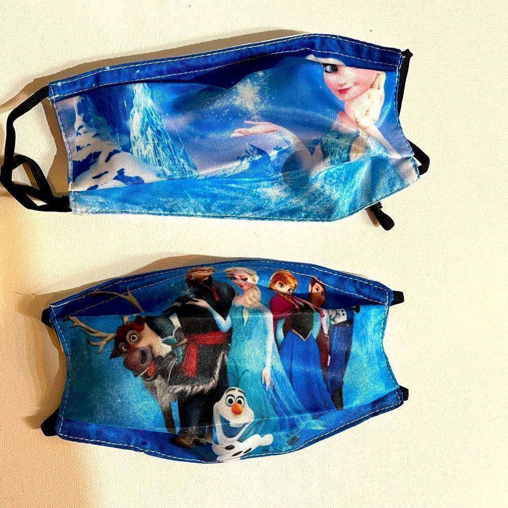 Disney Frozen set of 2 face masks NWT
